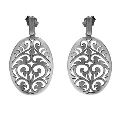 Srebrne kolczyki pnącza - srebro p. 925