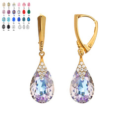 Kolczyki krople with Swarovski srebro 925 - KOLORY