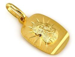 Zawieszka - MEDALIK ZŁOTO pr. 333 Chrzest Komunia