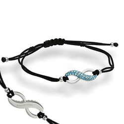 Bransoletka - Swarovski Crystals - NIESKOŃCZONOŚĆ