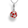 Srebrna zawieszka charms PIŁKA NOŻNA pr. 925
