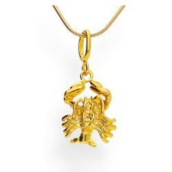 Srebrna zawieszka - ZODIAK - Rak - pr. 925