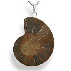 Duży wisiorek , zawieszka AMONIT - SREBRO pr. 925