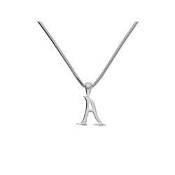 Srebrna zawieszka - ALFABET - A - Literka pr. 925