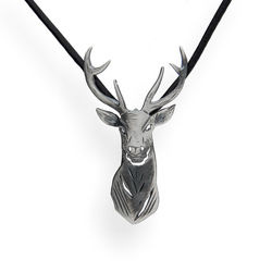 Srebrny naszyjnik JELEŃ POROŻE - SREBRO p. 925