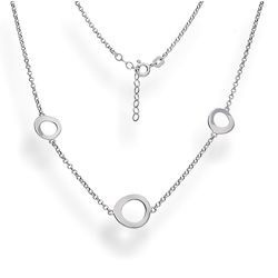 Srebrny naszyjnik - celebrytka - pr. 925