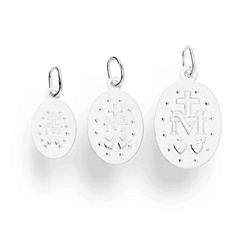 Naszyjnik medalik MATKA BOŻA NIEPOKALANA - pr. 925