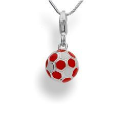 Srebrna zawieszka charms PIŁKA NOŻNA pr. 925