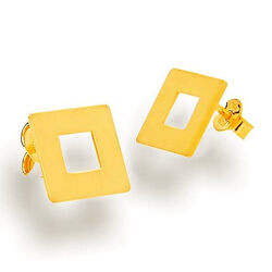 Srebrne kolczyki - sztyfty - KWADRATY - pr. 925