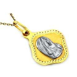 Zawieszka - MEDALIK ZŁOTO pr. 333 Chrzest Komunia