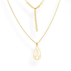 Srebrny naszyjnik ażur KWIATY - SREBRO pr 925