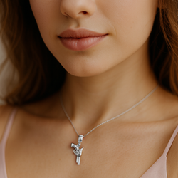 Srebrny charms - PISTOLET COLT - pr. 925