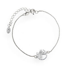 Srebrna bransoletka KOŃ - SREBRO pr 925