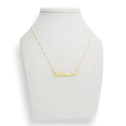 Złoty naszyjnik z imieniem WERONIKA - ZŁOTO pr 333