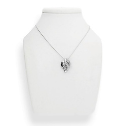 Srebrny naszyjnik LIŚĆ - SREBRO pr. 925