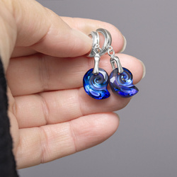 Srebrne kolczyki from Swarovski AMONIT - pr. 925