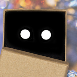 SZT-268 Srebrne kolczyki sztyfty KOŁA 18mm pr. 925