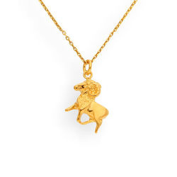 Srebrny naszyjnik ZNAK ZODIAKU BARAN - SREBRO 925