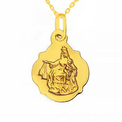 Naszyjnik medalik Matka Boska Szkaplerzna - SREBRO