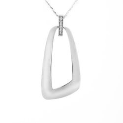 Srebrny naszyjnik kryształki SWAROVSKI- SREBRO 925