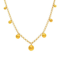 Srebrny naszyjnik KULKA KULKI - 11g SREBRO pr 925