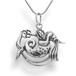 Duża zawieszka znak zodiaku WODNIK - SREBRO p 925