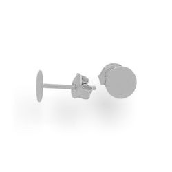 Srebrne kolczyki - sztyfty - KÓŁKO - pr. 925