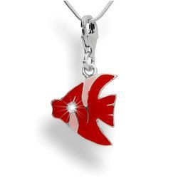 Srebrna zawieszka charms - RYBA SKALAR pr. 925