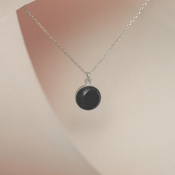 Srebrny naszyjnik ONYKS - SREBRO pr. 925