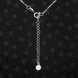 Srebrny naszyjnik MIŚ i SWAROVSKI - SREBRO p 925 