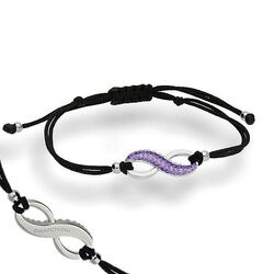 Bransoletka - Swarovski Crystals - NIESKOŃCZONOŚĆ
