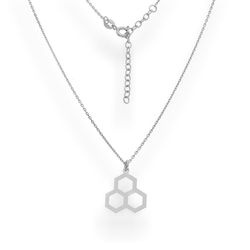 Srebrny naszyjnik PLASTER MIODU - SREBRO pr. 925