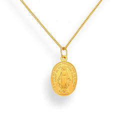 Naszyjnik medalik MATKA BOŻA NIEPOKALANA - pr. 925