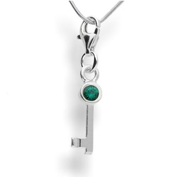 Srebrna zawieszka charms SWAROVSKI KLUCZ  pr. 925