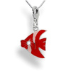 Srebrna zawieszka charms - RYBA SKALAR pr. 925