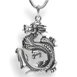 Srebrna zawieszka - SMOK - SREBRO pr. 925