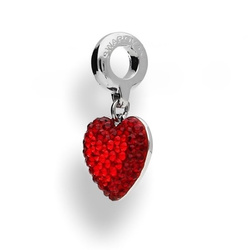Beads - SERCE HEART - Swarovski Crystals z logo