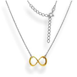 Srebrny naszyjnik - NIESKOŃCZONOŚĆ - pr. 925