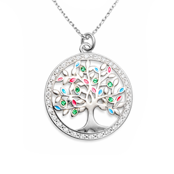 Srebrny naszyjnik DRZEWO ŻYCIA - SREBRO p 925 NEW!