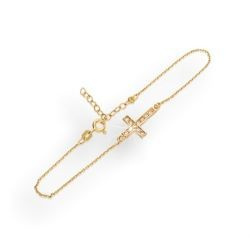 Srebrna bransoletka KRZYŻYK KRZYŻ - SREBRO pr. 925