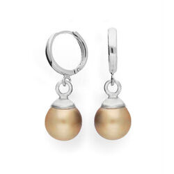 Srebrne kolczyki PERŁA SWAROVSKI - SREBRO p. 925