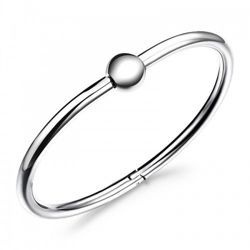 Bransoletka damska - stal - Kulka