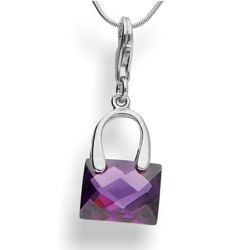 Srebrna zawieszka - charms - TOREBKA pr. 925