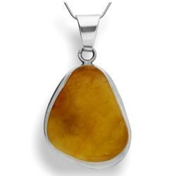 Wisiorek zawieszka naturalny BURSZTYN SREBRO p 925