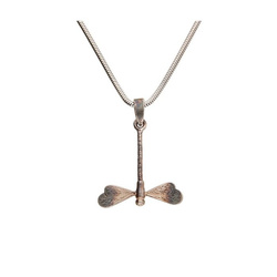 Srebrna zawieszka - ważka