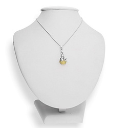 Srebrny zawieszka charms BIEDRONKA - SREBRO p 925