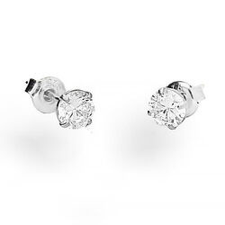 Srebrne kolczyki sztyfty CYRKONIE - SREBRO pr. 925