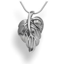 Srebrna zawieszka - LIŚĆ - pr. 925