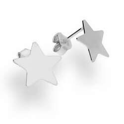 Srebrne kolczyki sztyfty GWIAZDKI - SREBRO pr. 925