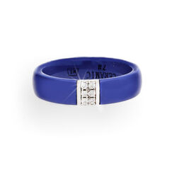 Srebrny pierścionek obrączka CERAMIKA  SREBRO r 14